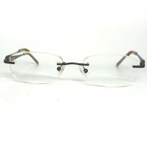 Love Always 100 505 Rimless‎ Eyeglasses Purple Textured Metal 50-18-135 Frames